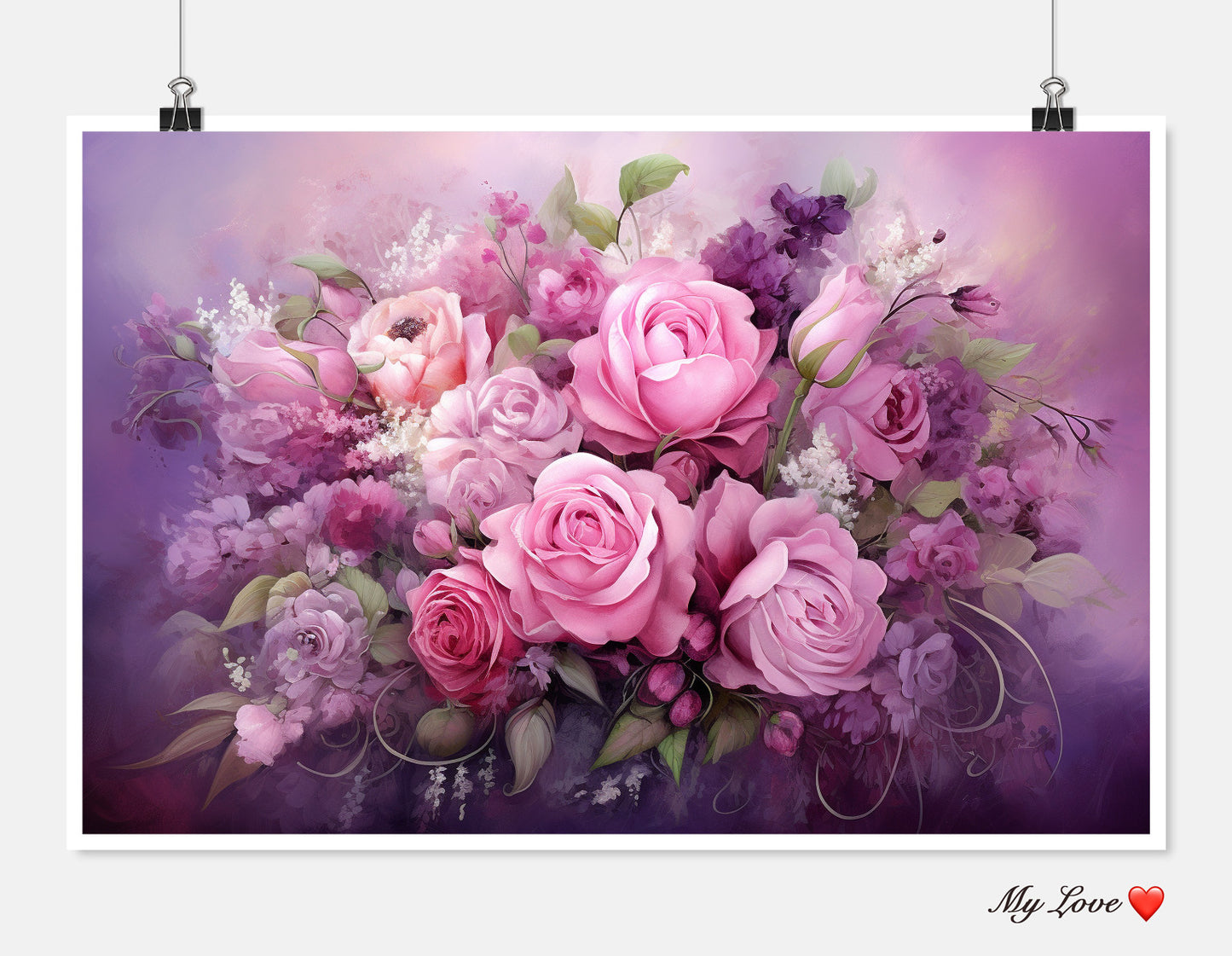 Floral Bouquet - Counted Cross Stitch Patterns Embroidery Crafts Needlework DIY Chart DMC Color