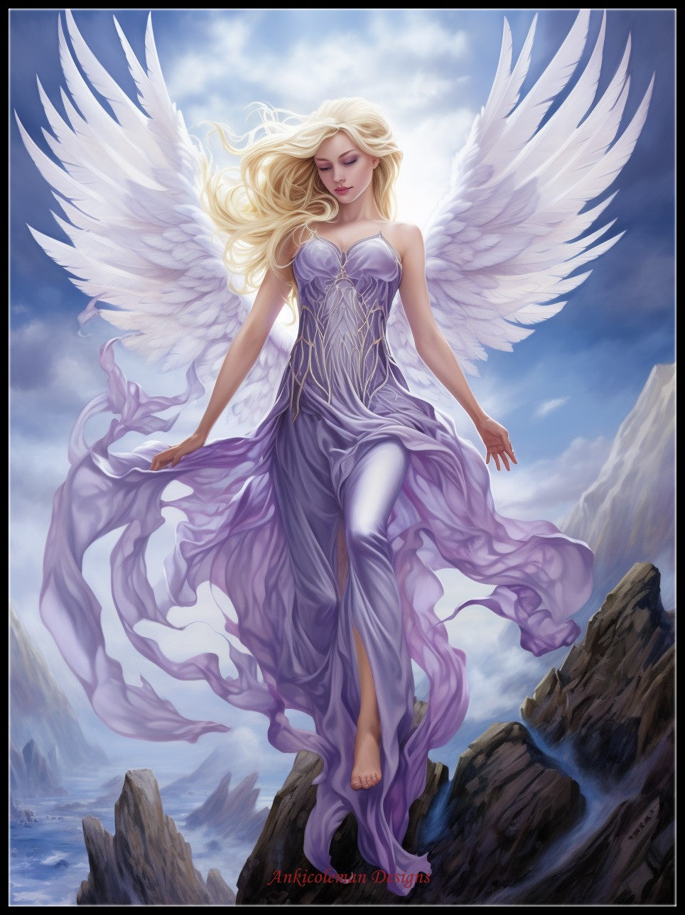 Guardian of the Mountain - Counted Cross Stitch Patterns Embroidery Crafts Needlework DIY Chart DMC Color