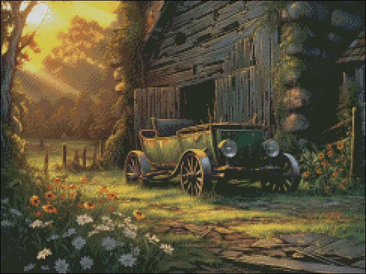 The Passing Years - Counted Cross Stitch Patterns Embroidery Crafts Needlework DIY Chart DMC Color