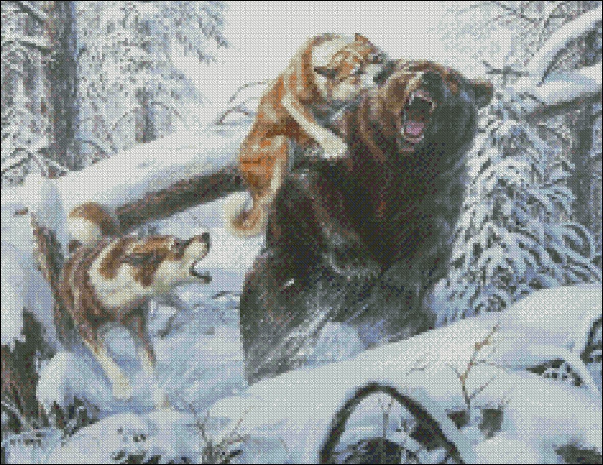 Hunting Collection 3 - Counted Cross Stitch Patterns Embroidery Crafts Needlework DIY Chart DMC Color