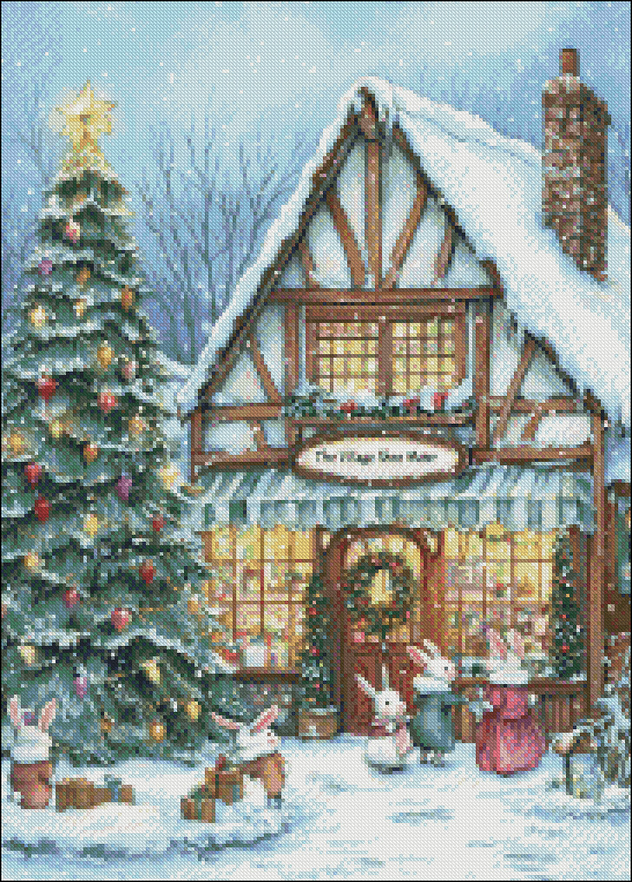 Celebrate Christmas 3 - Counted Cross Stitch Patterns Embroidery Crafts Needlework DIY Chart DMC Color