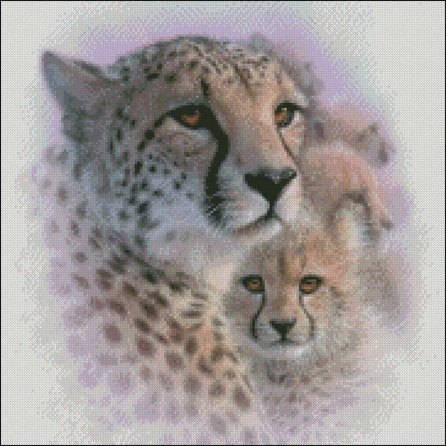 Mother's Love - Counted Cross Stitch Patterns Embroidery Crafts Needlework DIY Chart DMC Color