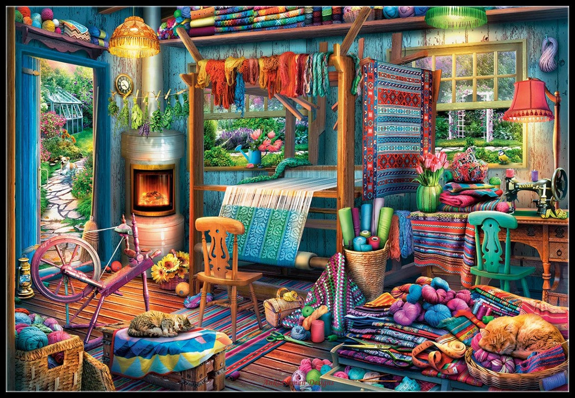 Quilting Shed - Counted Cross Stitch Patterns Embroidery Crafts Needlework DIY Chart DMC Color