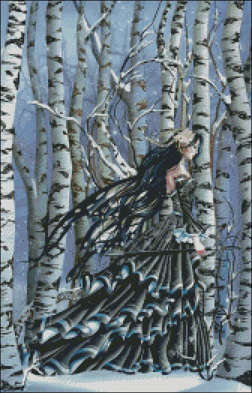 Aveliad the Forest - Counted Cross Stitch Patterns Embroidery Crafts Needlework DIY Chart DMC Color