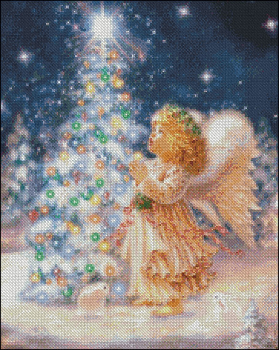 Little Angels 1 - Counted Cross Stitch Patterns Embroidery Crafts Needlework DIY Chart DMC Color