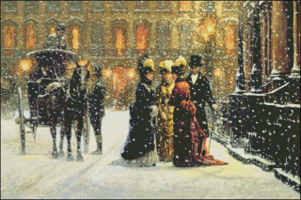 Between Friends - Counted Cross Stitch Patterns Embroidery Crafts Needlework DIY Chart DMC Color