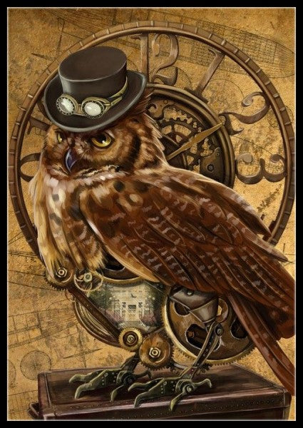 Owls Collection 17 - Counted Cross Stitch Patterns Embroidery Crafts Needlework DIY Chart DMC Color