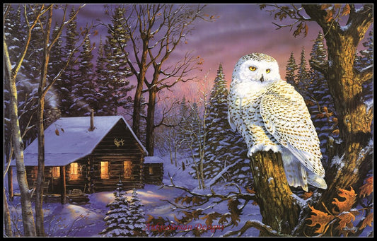 Night Watch 2 - Counted Cross Stitch Patterns Embroidery Crafts Needlework DIY Chart DMC Color