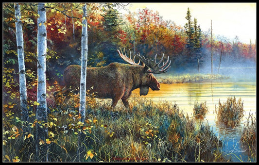 Moose Collection 17 - Counted Cross Stitch Patterns Embroidery Crafts Needlework DIY Chart DMC Color