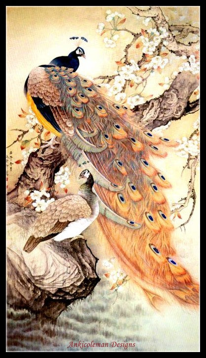 Peacock Collection 25 - Counted Cross Stitch Patterns Embroidery Crafts Needlework DIY Chart DMC Color
