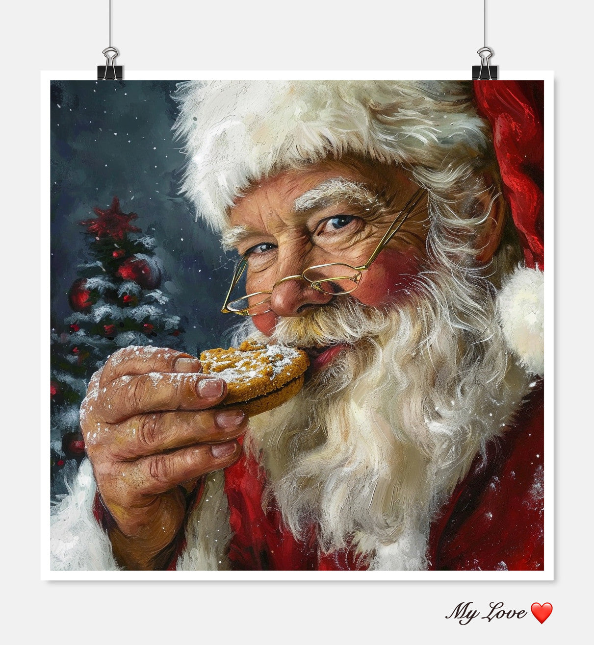 Santa Claus 70 - Counted Cross Stitch Patterns Embroidery Crafts Needlework DIY Chart DMC Color
