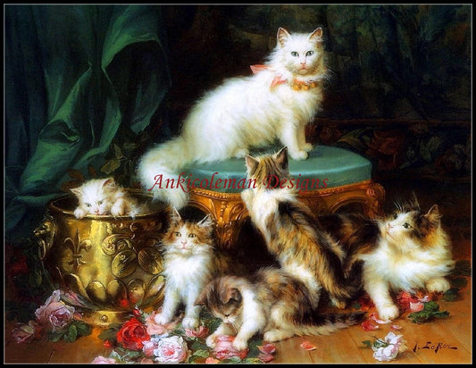 White Queen - Counted Cross Stitch Patterns Embroidery Crafts Needlework DIY Chart DMC Color