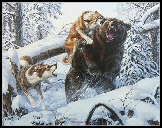 Hunting Collection 3 - Counted Cross Stitch Patterns Embroidery Crafts Needlework DIY Chart DMC Color