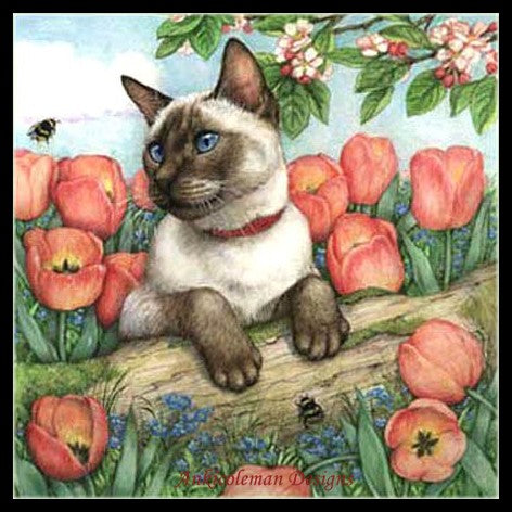 Kitties' World 14 - Counted Cross Stitch Patterns Embroidery Crafts Needlework DIY Chart DMC Color