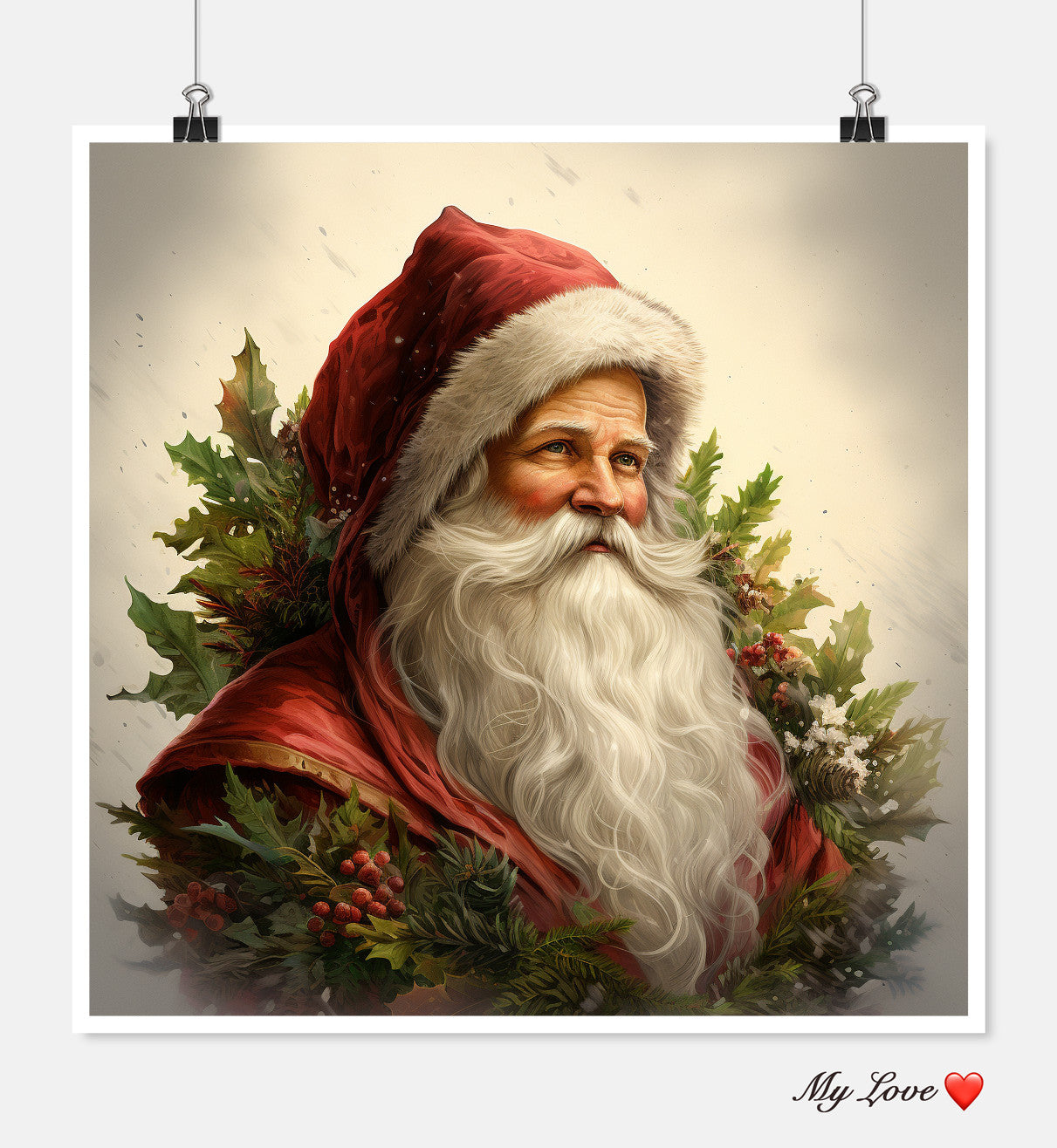 Santa Claus 68 - Counted Cross Stitch Patterns Embroidery Crafts Needlework DIY Chart DMC Color