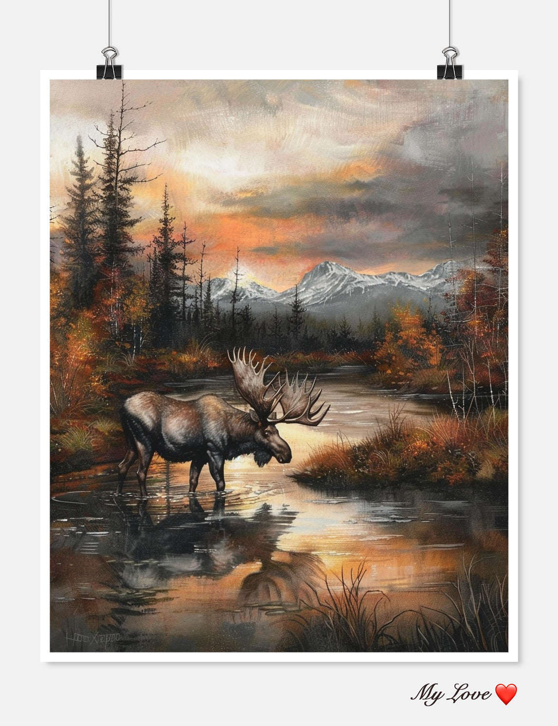 Evening at Water's Edge - Counted Cross Stitch Patterns Embroidery Crafts Needlework DIY Chart DMC Color