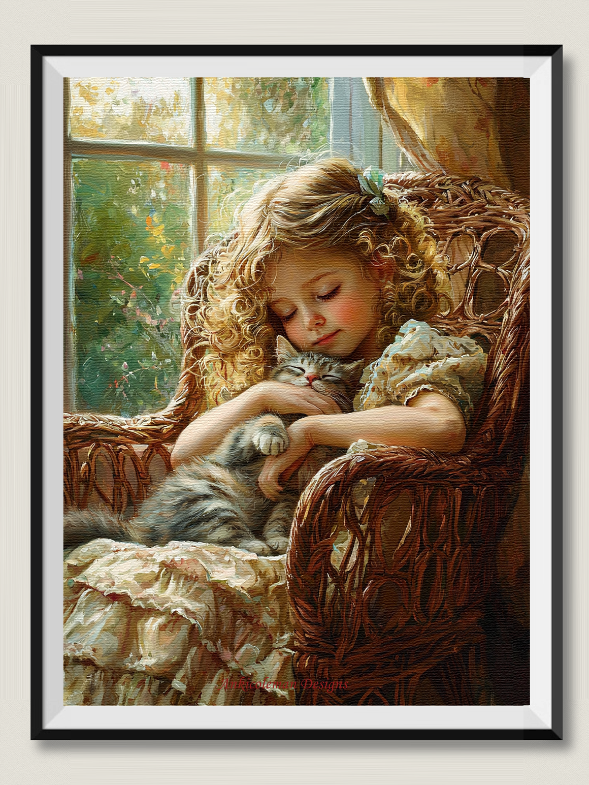 A Nap Companion - Counted Cross Stitch Patterns Embroidery Crafts Needlework DIY Chart DMC Color