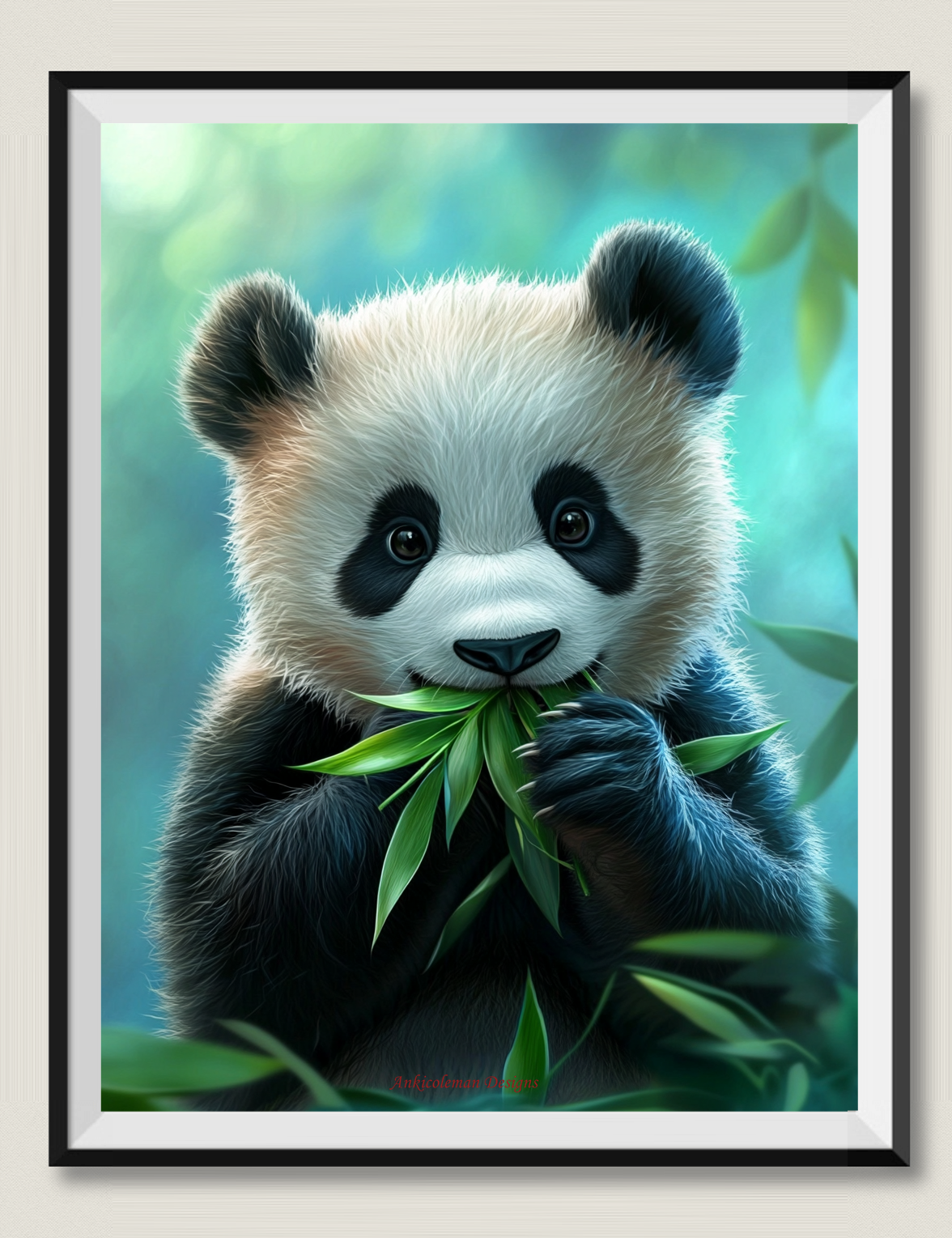 Panda Munchies - Counted Cross Stitch Patterns Embroidery Crafts Needlework DIY Chart DMC Color