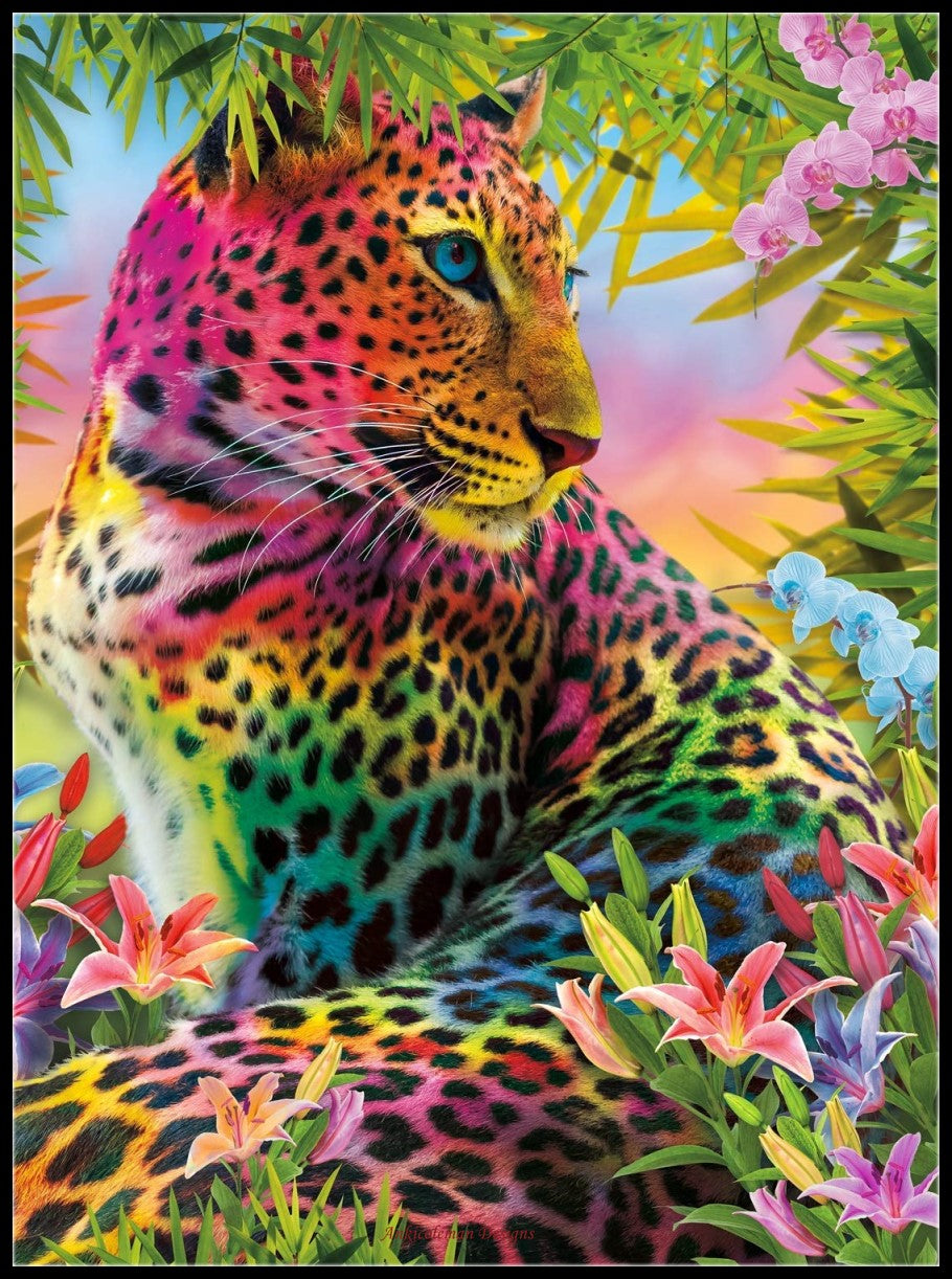 Wild Color - Counted Cross Stitch Patterns Embroidery Crafts Needlework DIY Chart DMC Color