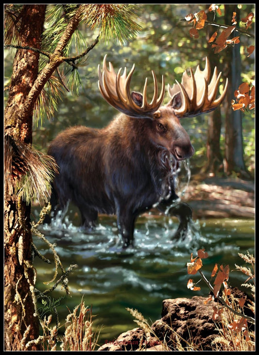 Moose Collection 3 - Counted Cross Stitch Patterns Embroidery Crafts Needlework DIY Chart DMC Color