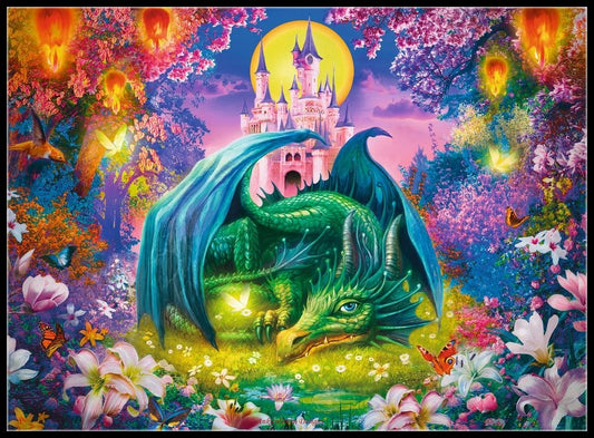 The Mystical World - Counted Cross Stitch Patterns Embroidery Crafts Needlework DIY Chart DMC Color