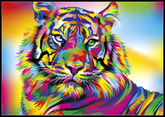 Tiger Stripes - Counted Cross Stitch Patterns Embroidery Crafts Needlework DIY Chart DMC Color
