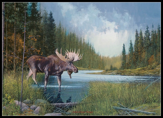 Moose Collection 9 - Counted Cross Stitch Patterns Embroidery Crafts Needlework DIY Chart DMC Color