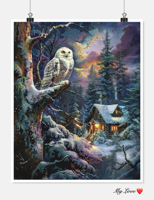 Winter Watch 2 - Counted Cross Stitch Patterns Embroidery Crafts Needlework DIY Chart DMC Color