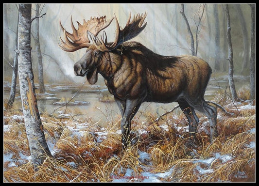 Moose Collection 11 - Counted Cross Stitch Patterns Embroidery Crafts Needlework DIY Chart DMC Color