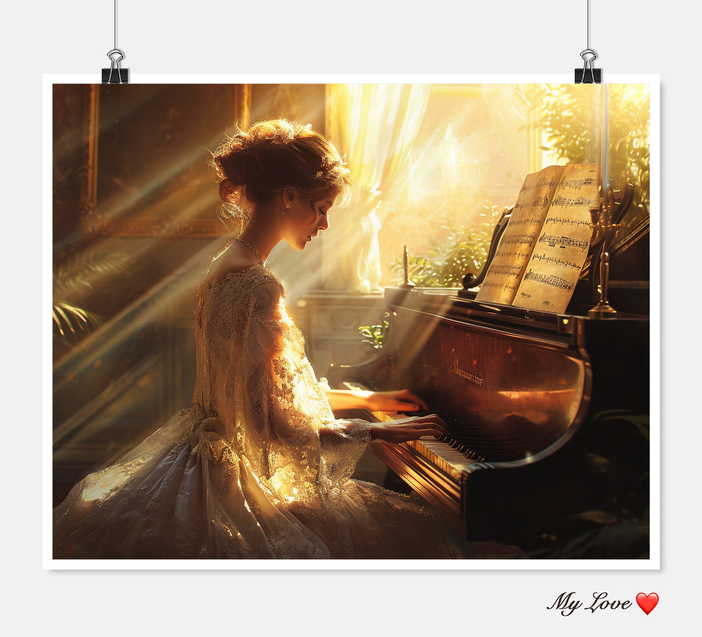 Sonata of the Soul - Counted Cross Stitch Patterns Embroidery Crafts Needlework DIY Chart DMC Color