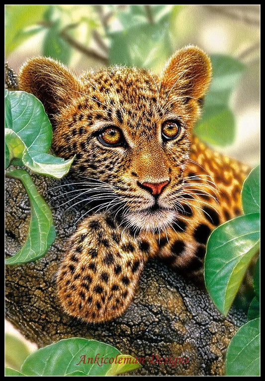 Tree Hugger - Counted Cross Stitch Patterns Embroidery Crafts Needlework DIY Chart DMC Color