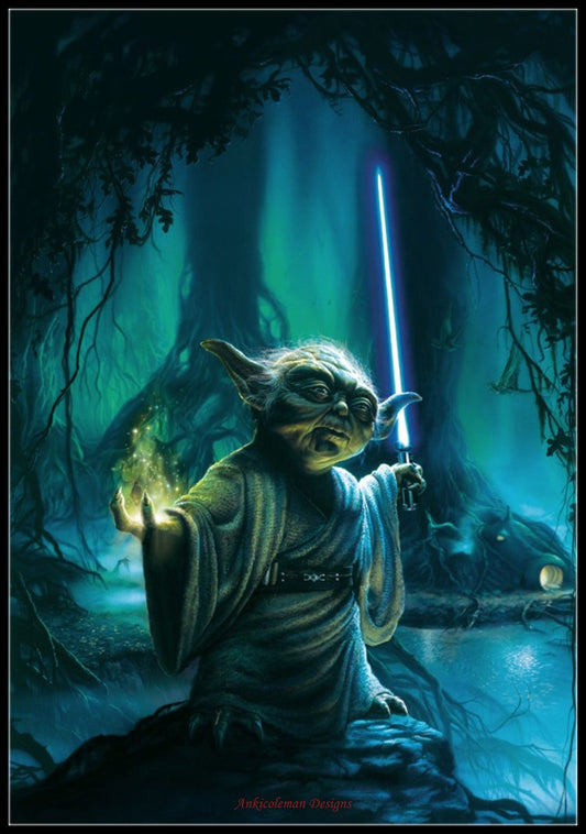 Star Wars - Yoda 2 - Counted Cross Stitch Patterns Embroidery Crafts Needlework DIY Chart DMC Color