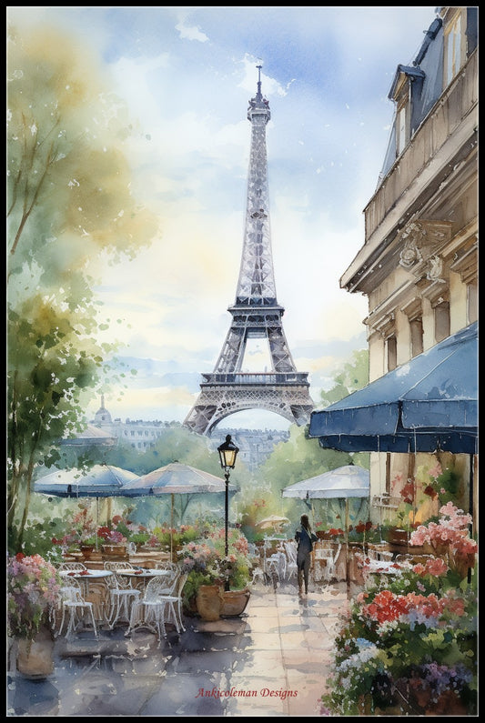 Parisian Life - Counted Cross Stitch Patterns Embroidery Crafts Needlework DIY Chart DMC Color
