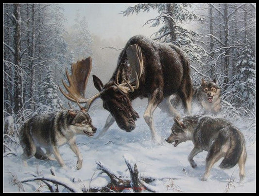 Hunting Collection 8 - Counted Cross Stitch Patterns Embroidery Crafts Needlework DIY Chart DMC Color