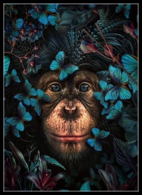 Wild Jungle Animal 2 - Counted Cross Stitch Patterns Embroidery Crafts Needlework DIY Chart DMC Color