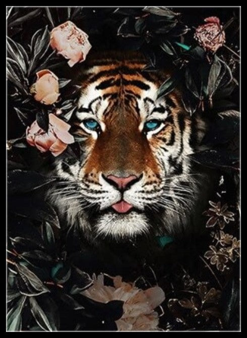 Wild Jungle Animal 3 - Counted Cross Stitch Patterns Embroidery Crafts Needlework DIY Chart DMC Color