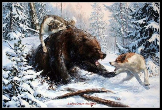 Hunting Collection 6 - Counted Cross Stitch Patterns Embroidery Crafts Needlework DIY Chart DMC Color