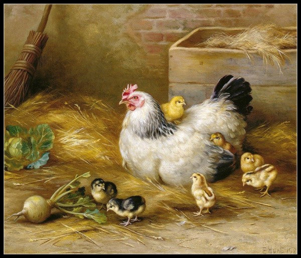 The Proud Mother - Counted Cross Stitch Patterns Embroidery Crafts Needlework DIY Chart DMC Color