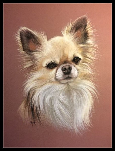 Portrait of Dogs 8 - Counted Cross Stitch Patterns Embroidery Crafts Needlework DIY Chart DMC Color