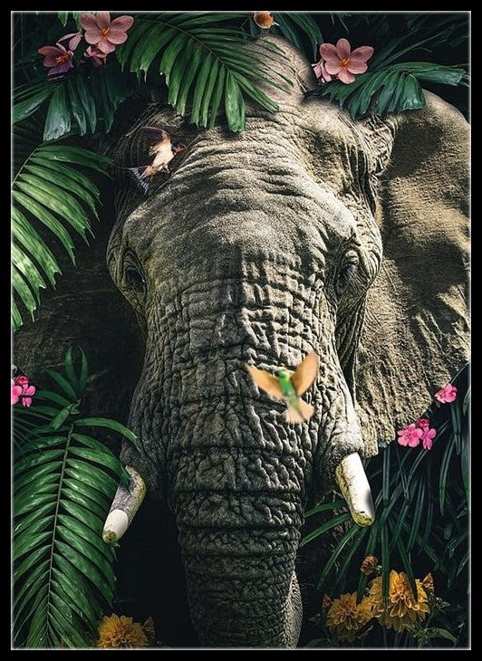 Wild Jungle Animal 8 - Counted Cross Stitch Patterns Embroidery Crafts Needlework DIY Chart DMC Color