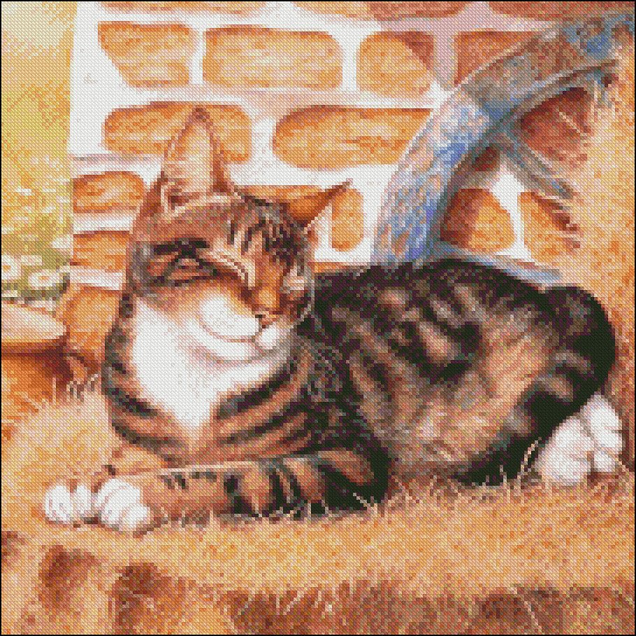 Kitties' World 6 - Counted Cross Stitch Patterns Embroidery Crafts Needlework DIY Chart DMC Color