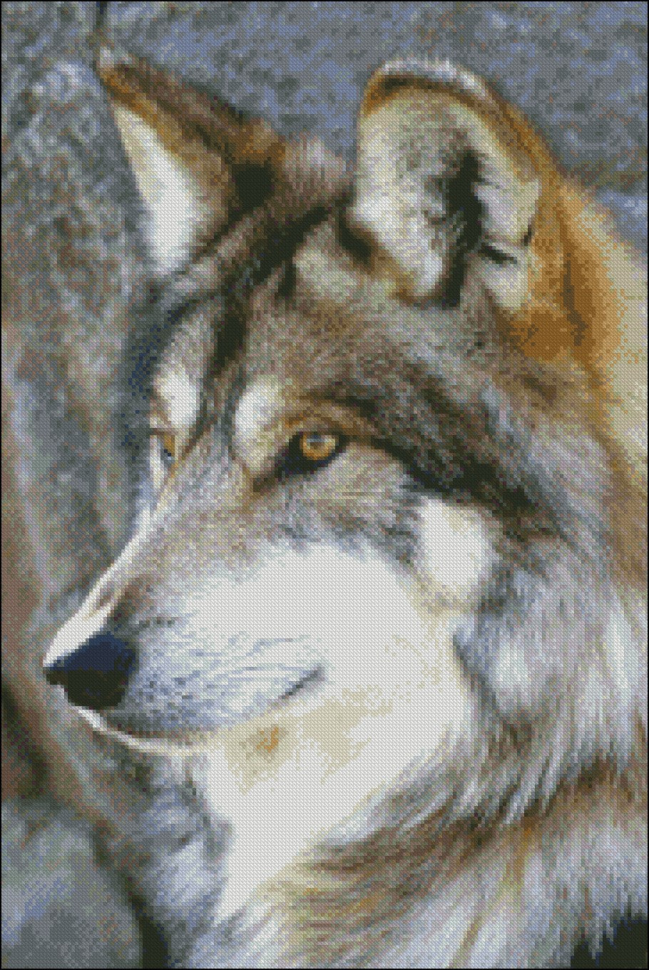 Wolves Collection 12 - Counted Cross Stitch Patterns Embroidery Crafts Needlework DIY Chart DMC Color