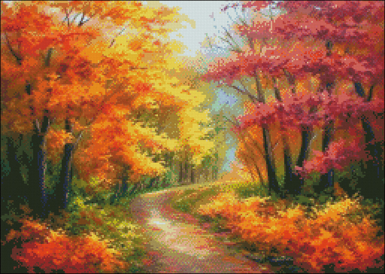 Colorful Season 2 - Counted Cross Stitch Patterns Embroidery Crafts Needlework DIY Chart DMC Color