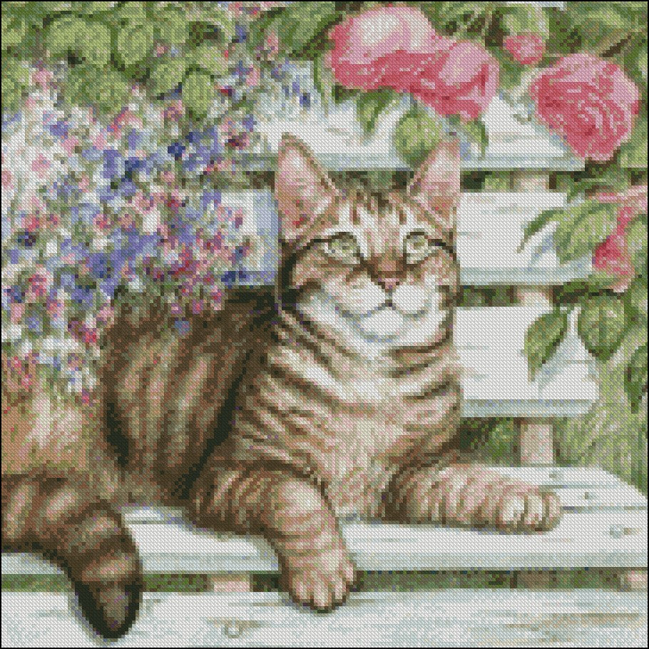 Kitties' World 2 - Counted Cross Stitch Patterns Embroidery Crafts Needlework DIY Chart DMC Color