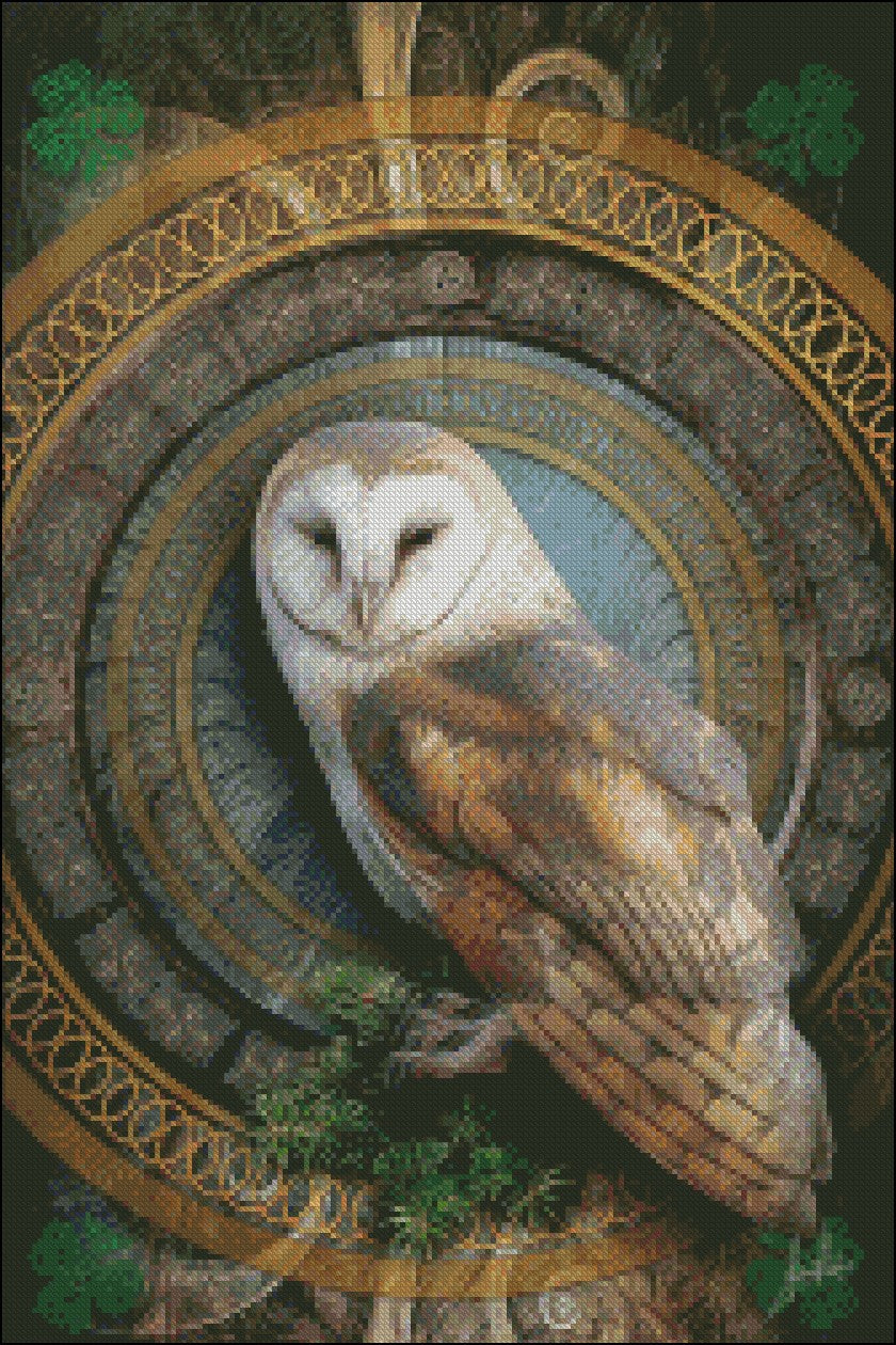 Owls Collection 3 - Counted Cross Stitch Patterns Embroidery Crafts Needlework DIY Chart DMC Color