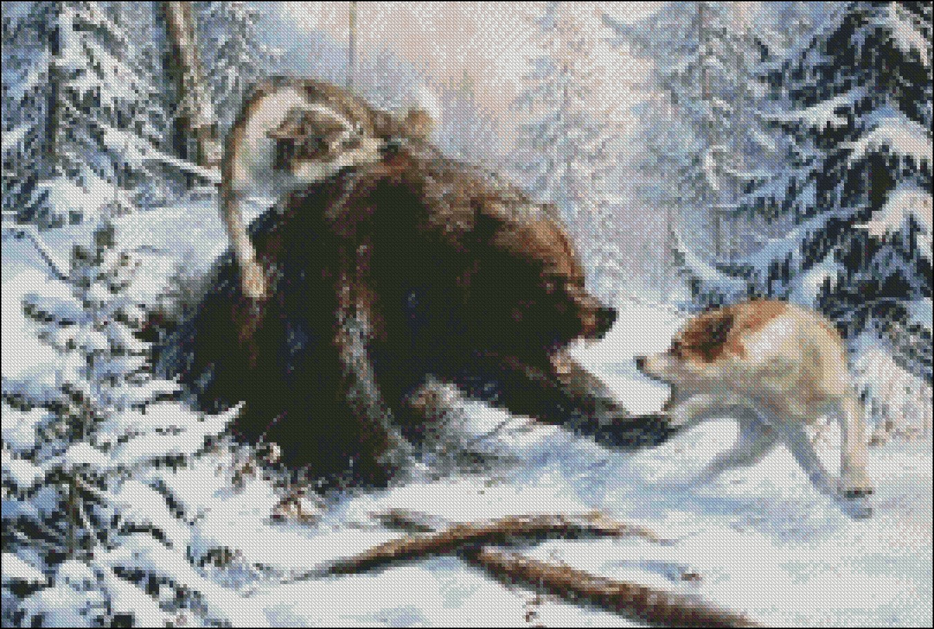 Hunting Collection 6 - Counted Cross Stitch Patterns Embroidery Crafts Needlework DIY Chart DMC Color