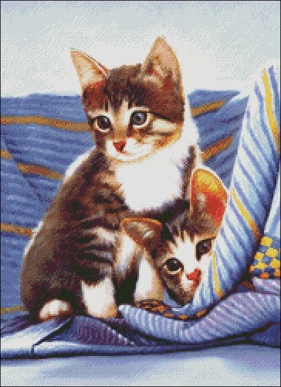 What's Going On - Counted Cross Stitch Patterns Embroidery Crafts Needlework DIY Chart DMC Color