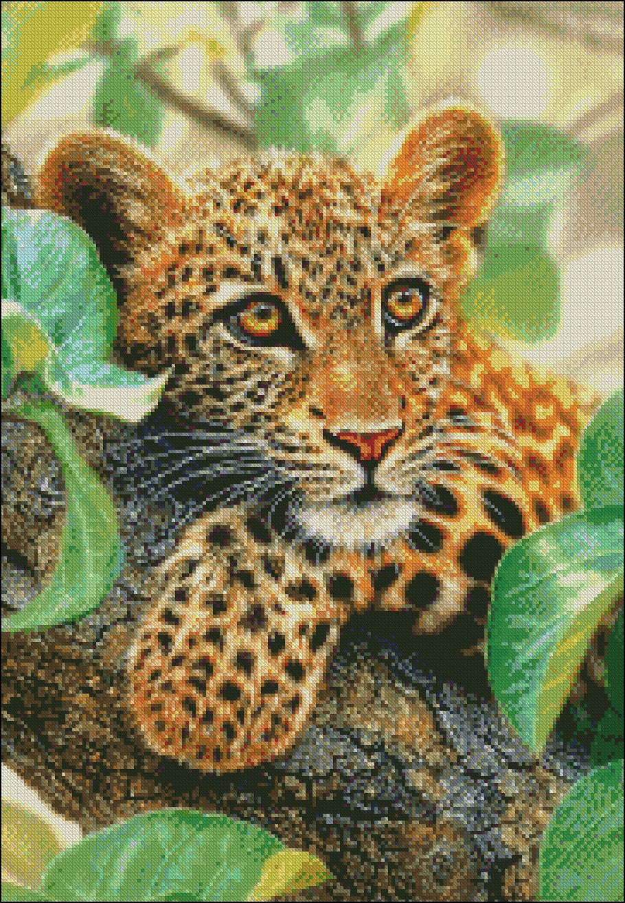 Tree Hugger - Counted Cross Stitch Patterns Embroidery Crafts Needlework DIY Chart DMC Color