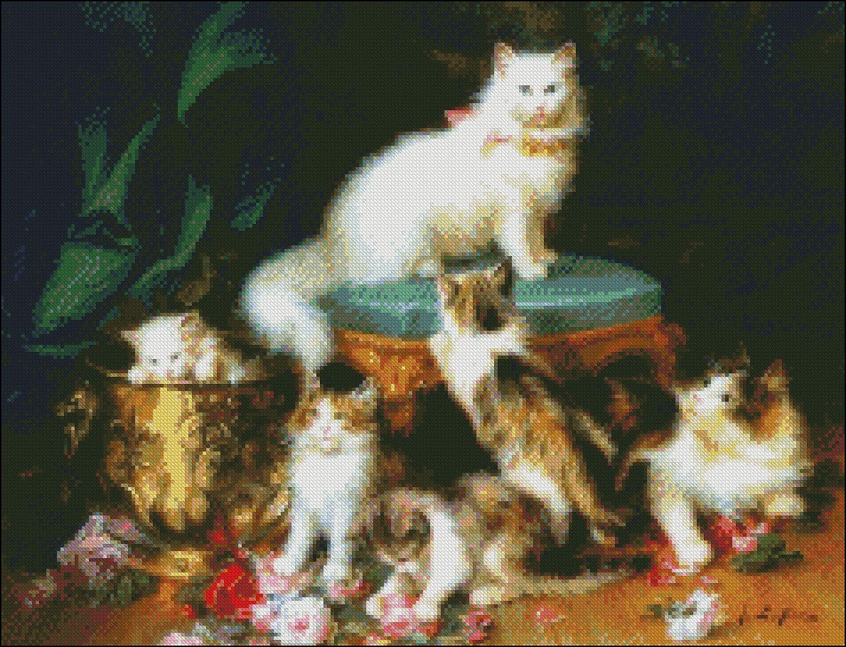 White Queen - Counted Cross Stitch Patterns Embroidery Crafts Needlework DIY Chart DMC Color