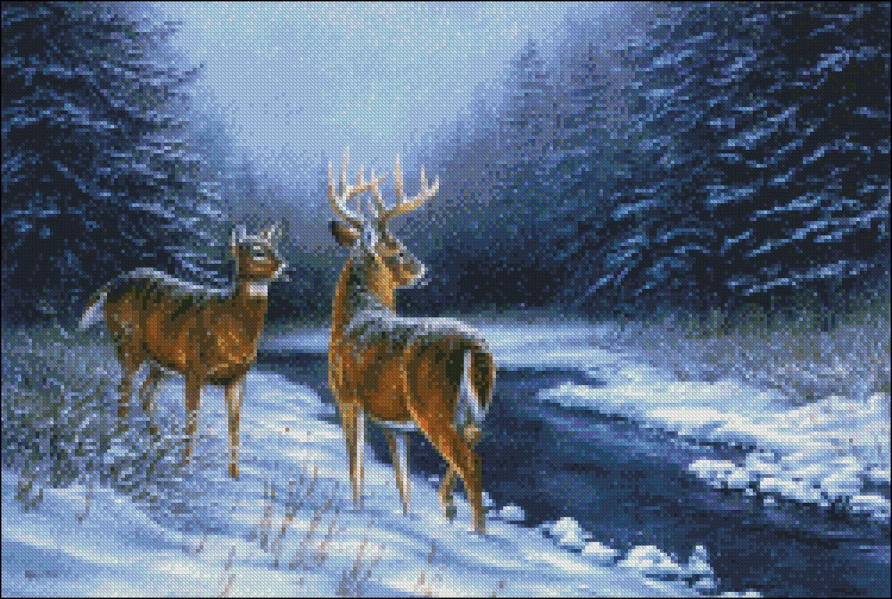 Storm's End 2 - Counted Cross Stitch Patterns Embroidery Crafts Needlework DIY Chart DMC Color
